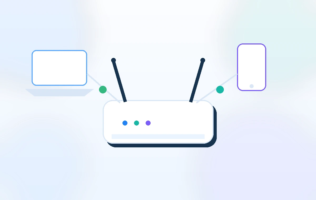 Compatibility themed router firmware illustration